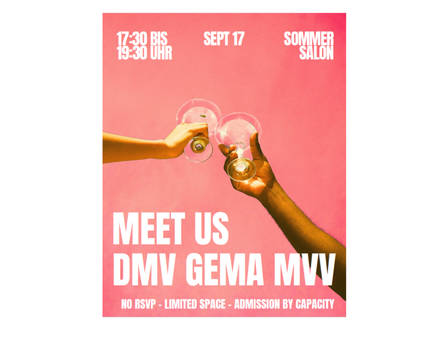 Meet us: DMV, GEMA und MVV laden ein