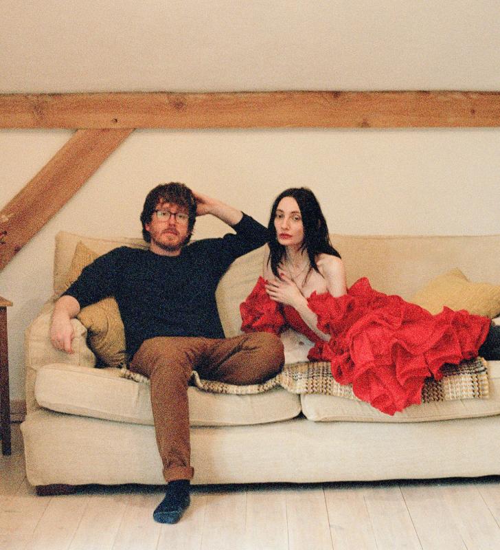 Porträt von der Band King Hannah 