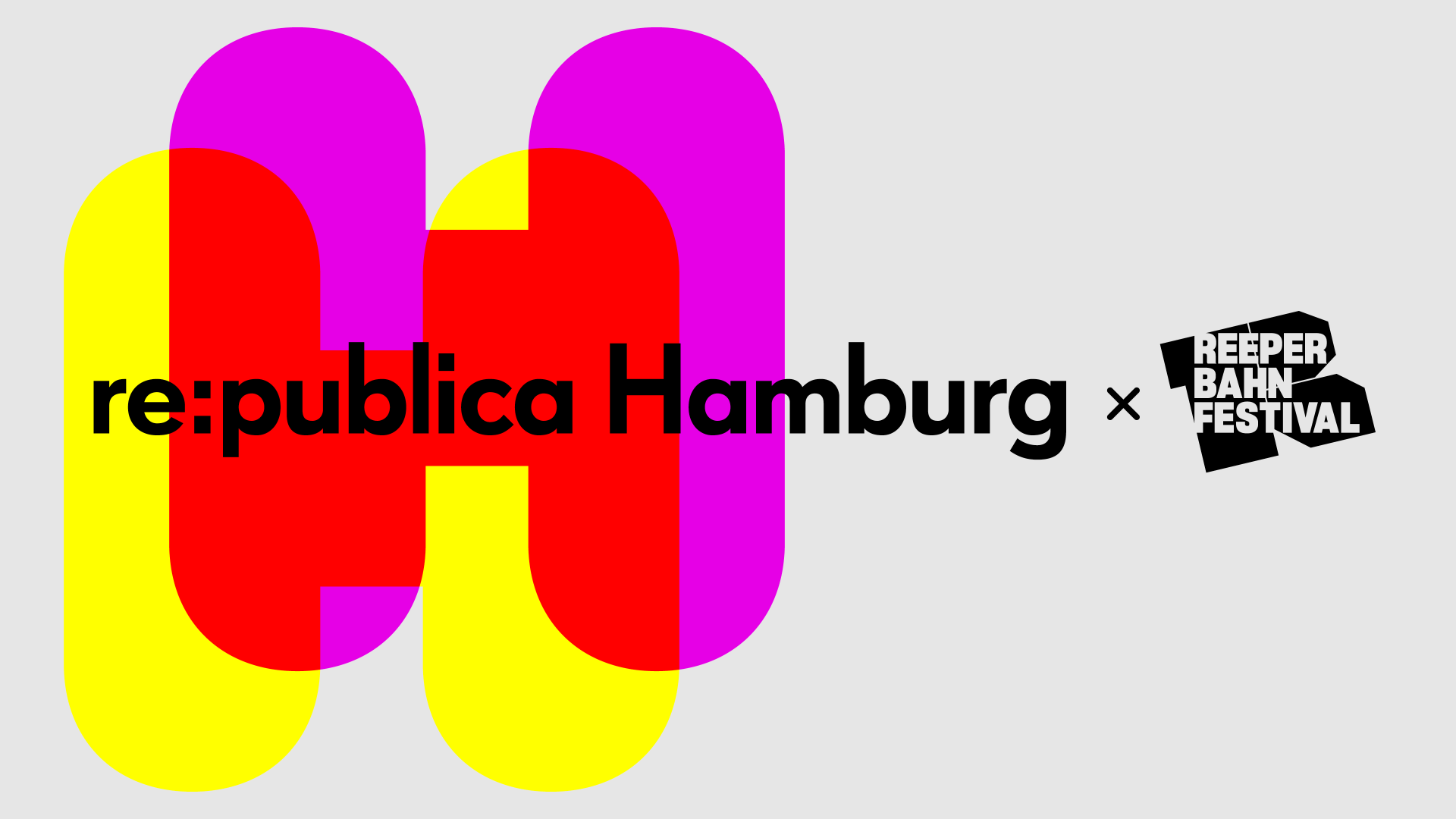 Logos re:publica Hamburg x Reeperbahn Festival