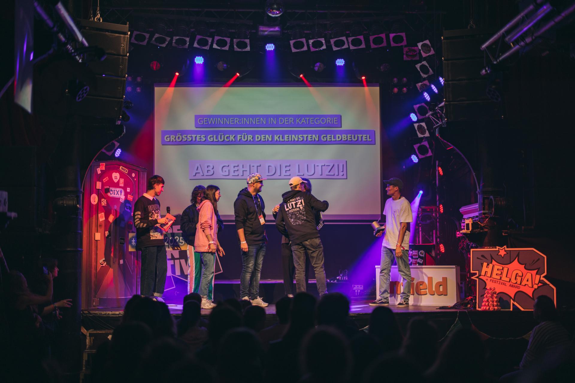 Awardannahme Ab geht die Lutzi
