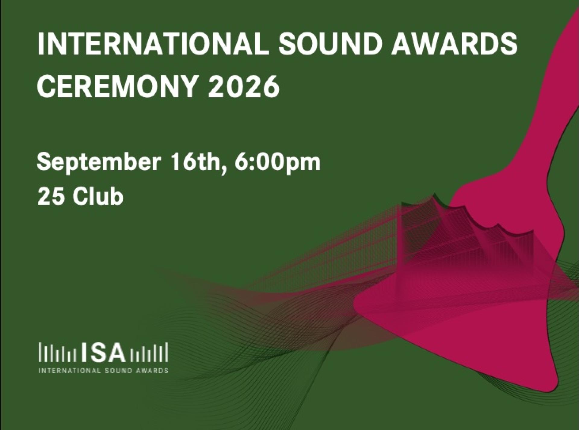 International Sound Awards Ceremony International Sound Awards Ceremony