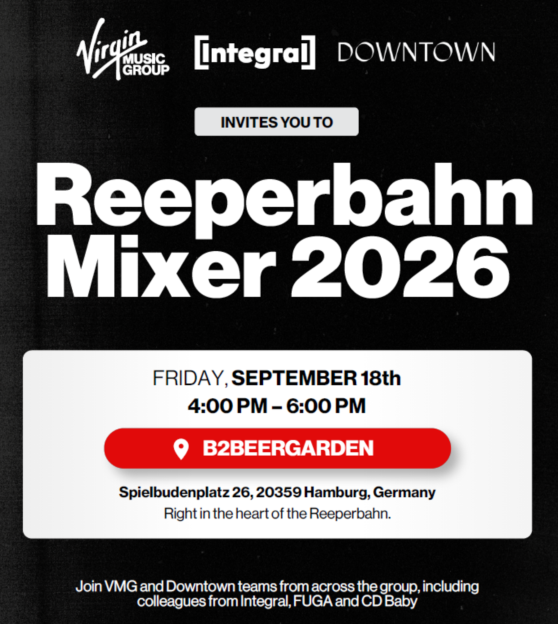 Virgin Music Group x Integral x Downtown Mixer Virgin Music Group x Integral x Downtown Mixer