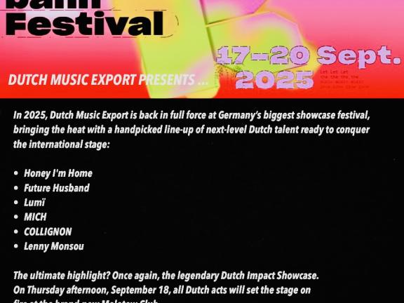 Dutch Music Export Showcase