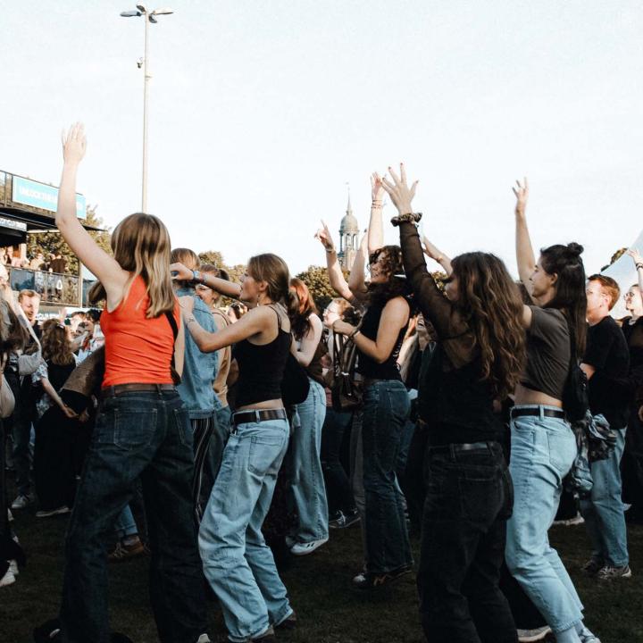 Publikum auf Festival